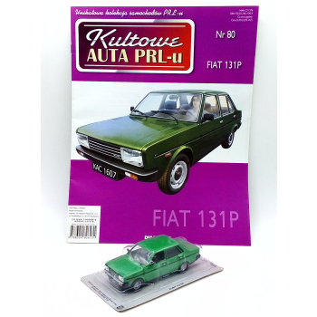 Fiat 131p + gazetka - skala 1:43 - DeAgostini Kultowe Auta PRL